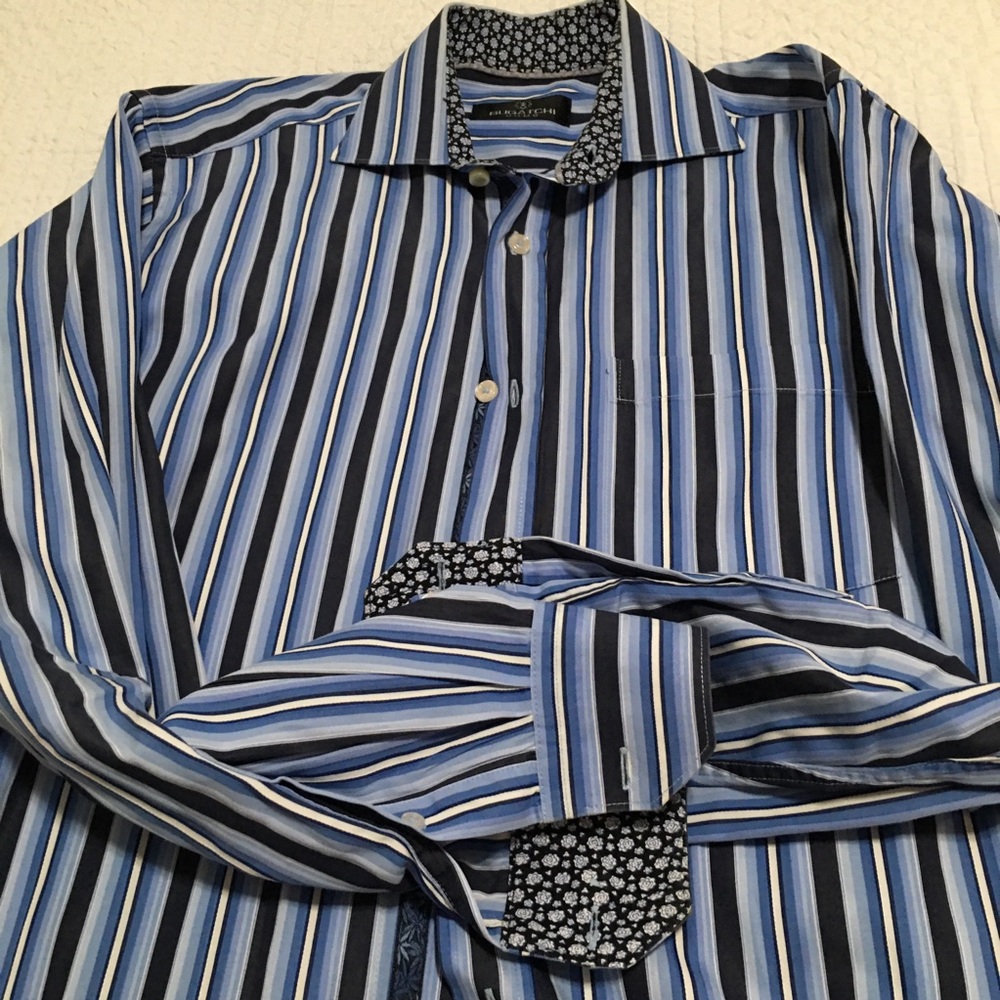 Men’s long sleeve Bugatchi shirt